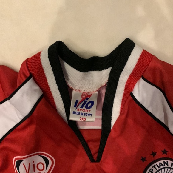 COPY - EGYPTIAN FOOTBALL ASSOCIATION EGYPT SOCCER JERSEY SHIRT - SIZE 2XS - Picture 2 of 2